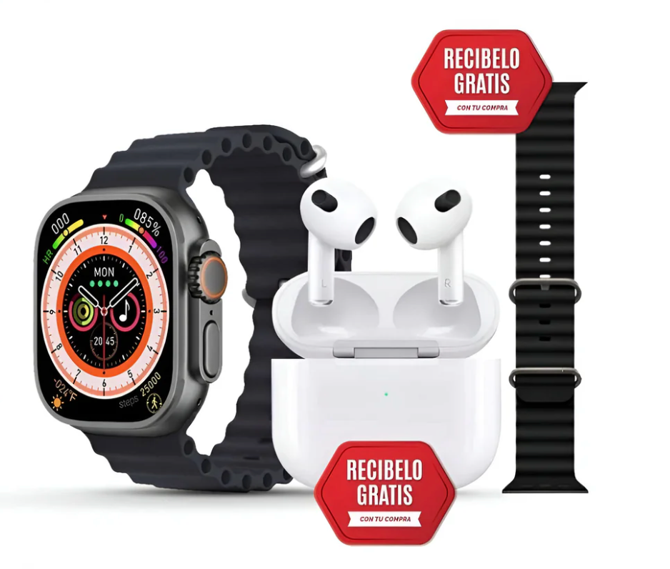 ULTRA Smartwatch +1 Correa Gratis + AirPods PRO 2