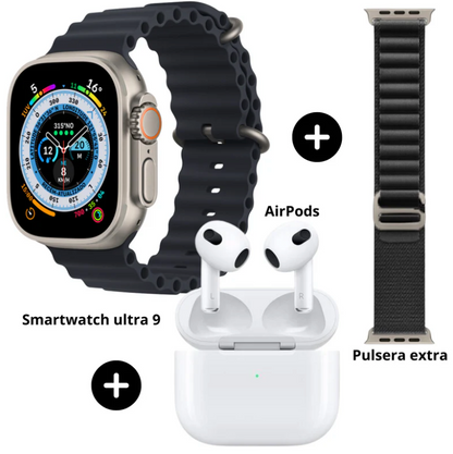 ULTRA Smartwatch +1 Correa Gratis + AirPods PRO 2